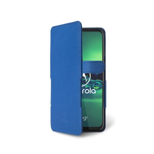 чохол-книжка на Motorola Moto G8 Plus Яскраво-синій Stenk Prime фото 2