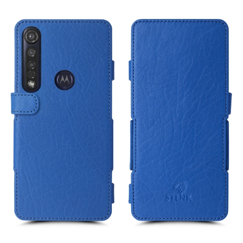 чехол-книжка на Motorola Moto G8 Plus Ярко-синий Stenk Prime фото 1