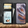 Чехол-портмоне Stenk Premium Wallet для Motorola Edge 50 Neo Чёрный