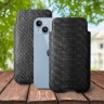 Футляр Stenk Sportage Python для Apple iPhone 14 Чёрный