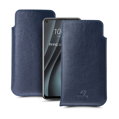 чехлы-футляры на HTC Desire 20 Pro Синий Stenk Elegance фото 1