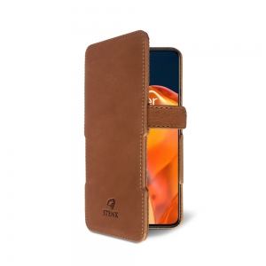 Чохол книжка Stenk Prime для OnePlus 9R Camel