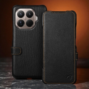 Чехол книжка Stenk Premium для Xiaomi 15T Pro Чёрний