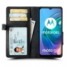 Чехол книжка Stenk Wallet для Motorola Moto G10 Черный