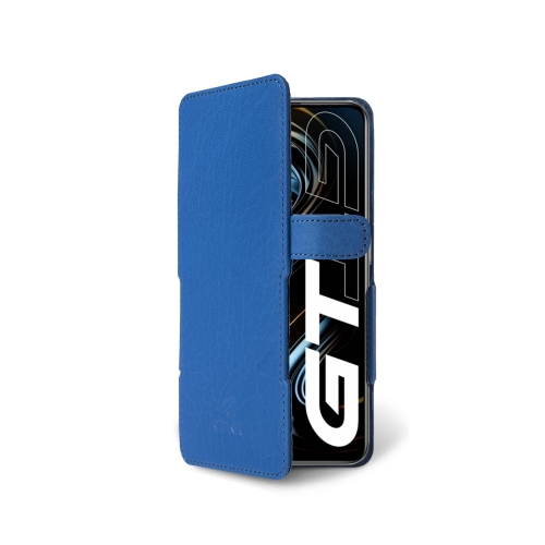 чохол-книжка на Realme GT 5G Яскраво-синій Stenk Prime фото 2