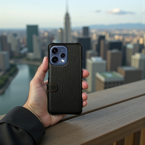 чохол-книжка на OPPO Reno15 Чорний Stenk Premium фото 6