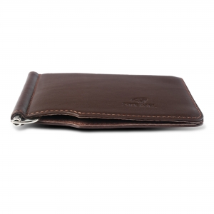Шкіряний затиск для грошей Stenk Moneyclip Whiskey
