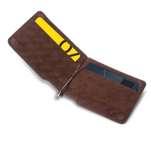 Шкіряний затиск для грошей Stenk Moneyclip Whiskey