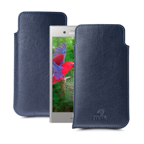 чехлы-футляры на Sony Xperia XZ1 Синий Stenk Elegance фото 1