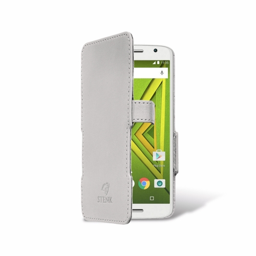 чохол-книжка на Motorola Moto X Play (XT1562) Білий Stenk Сняты с производства фото 2