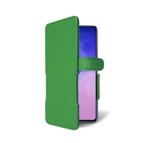 чехол-книжка на Samsung Galaxy S10 Lite Зелёный Stenk Prime фото 2