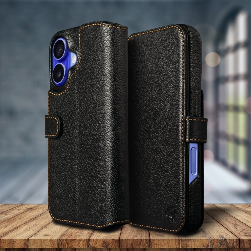 чохол-гаманець на Apple iPhone 16 Чорний Stenk Premium Wallet фото 1