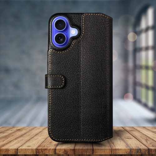 чохол-гаманець на Apple iPhone 16 Чорний Stenk Premium Wallet фото 2