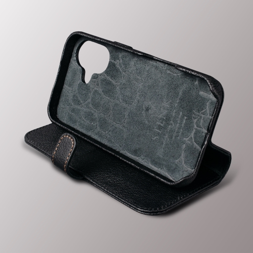 чохол-гаманець на Apple iPhone 16 Чорний Stenk Premium Wallet фото 5