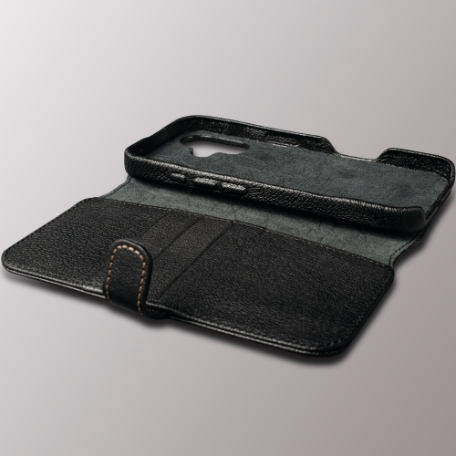 чохол-гаманець на Apple iPhone 16 Чорний Stenk Premium Wallet фото 8