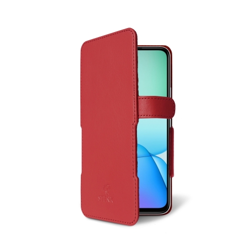 чехол-книжка на Xiaomi Redmi 13 Красный  Prime фото 2