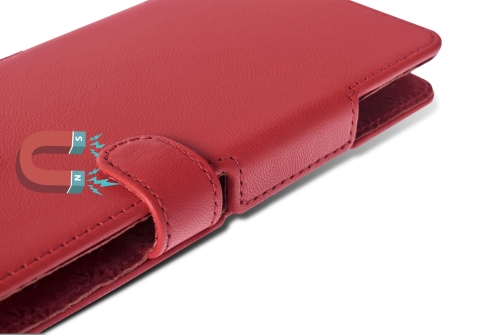 чехол-книжка на Xiaomi Redmi 13 Красный  Prime фото 4