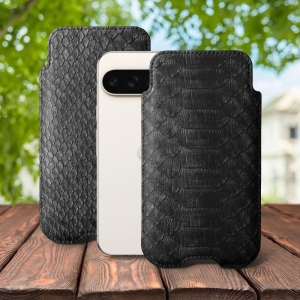 Футляр Stenk Sportage Python для Google Pixel 9 Pro XL Чёрный