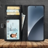 Чехол-портмоне Stenk Premium Wallet для Xiaomi 15 Чёрный