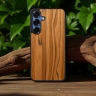 Накладка SkinBacker Wood для Samsung Galaxy S24 Римская оливка Накладка SkinBacker Wood для Samsung Galaxy S24 Римская оливка