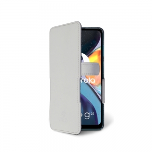 Чехол книжка Stenk Prime для Motorola Moto G22 Белый