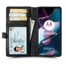Чехол книжка Stenk Premium Wallet для Motorola Edge 30 Pro Чёрный