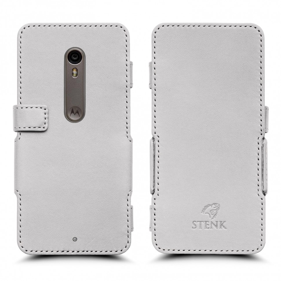 

Чехол книжка Stenk Prime для Motorola Moto X Style (XT1575) Белый