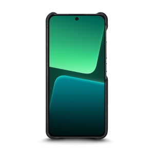 Шкіряна накладка Stenk Reptile Cover для Xiaomi 13 Чорна