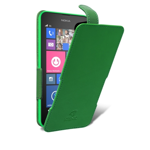 чохол-фліп на Nokia Lumia 630 Зелений Stenk Сняты с производства фото 2