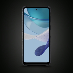 Шкіряна накладка Stenk WoodBacker для Motorola Moto G (2023) Чорна