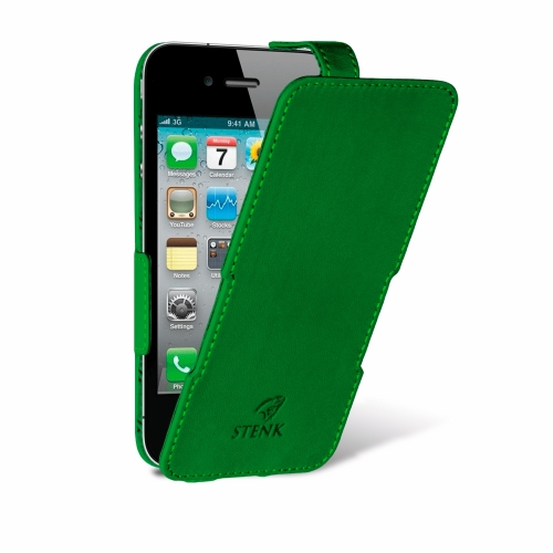 чохол-фліп на Apple iPhone 4 /4S Зелений Stenk Сняты с производства фото 2
