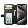 Чохол книжка Stenk Premium Wallet для Apple iPhone 15 Pro Max Чорний