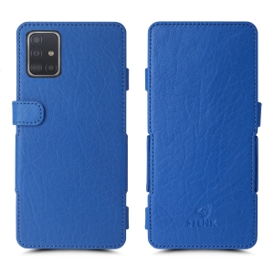 Чехол книжка Stenk Prime для Samsung Galaxy A51 Ярко-синий