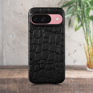 Кожаная накладка Stenk Reptile Cover для Google Pixel 9 Черный