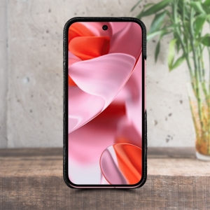 Кожаная накладка Stenk Reptile Cover для Google Pixel 9 Черный