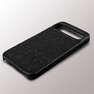 Кожаная накладка Stenk Reptile Cover для Google Pixel 9 Черный