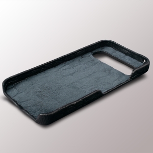 Кожаная накладка Stenk Reptile Cover для Google Pixel 9 Черный