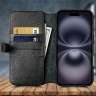 Чохол-портмоне Stenk Premium Wallet для Apple iPhone 16 Plus Чорний
