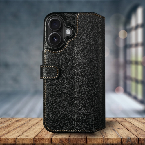 чохол-гаманець на Apple iPhone 16 Plus Чорний Stenk Premium Wallet фото 2