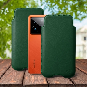 Футляр Stenk Sportage для Realme GT 7 Pro Зелёный