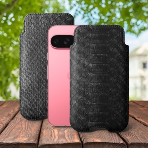 Футляр Stenk Sportage Python для Google Pixel 9 Чёрный