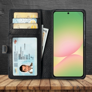 Чохол-портмоне Stenk Premium Wallet для Samsung Galaxy A56 Чорний