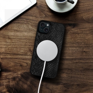 Накладка SkinBacker Mini Python Scales для Apple iPhone 14 Plus Чёрный