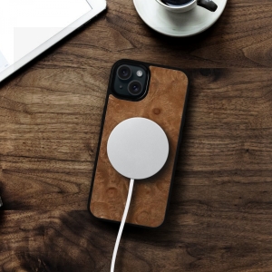 Накладка SkinBacker Wood для Apple iPhone 15 Plus Мирт (Корень)