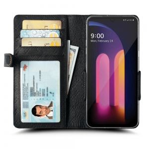 Чохол книжка Stenk Wallet для LG V60 ThinQ Чорний