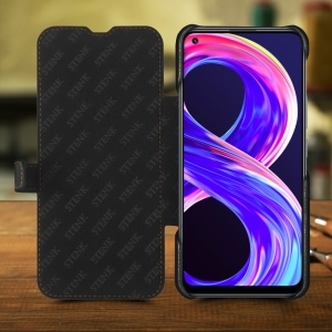 Чохол книжка Stenk Premium для Realme 8 Чорний