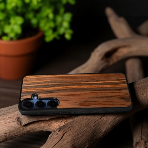 Накладка SkinBacker Wood для Samsung Galaxy S25 Plus Палисандр