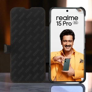 Чехол книжка Stenk Premium для Realme 15 Pro Чёрный