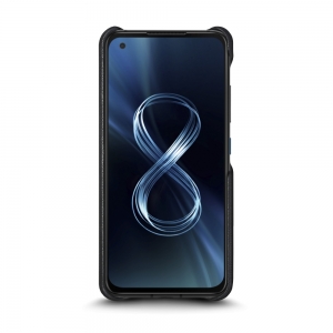 Шкіряна накладка Stenk Reptile Cover для ASUS ZenFone 8 Чорна