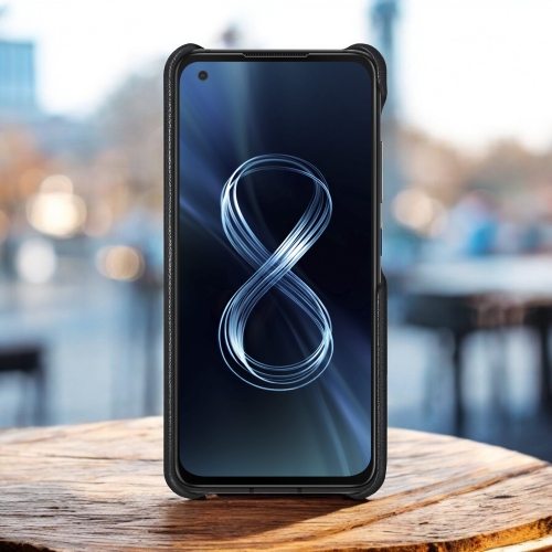 бампер на ASUS ZenFone 8 Черный Stenk Cover Reptile фото 2